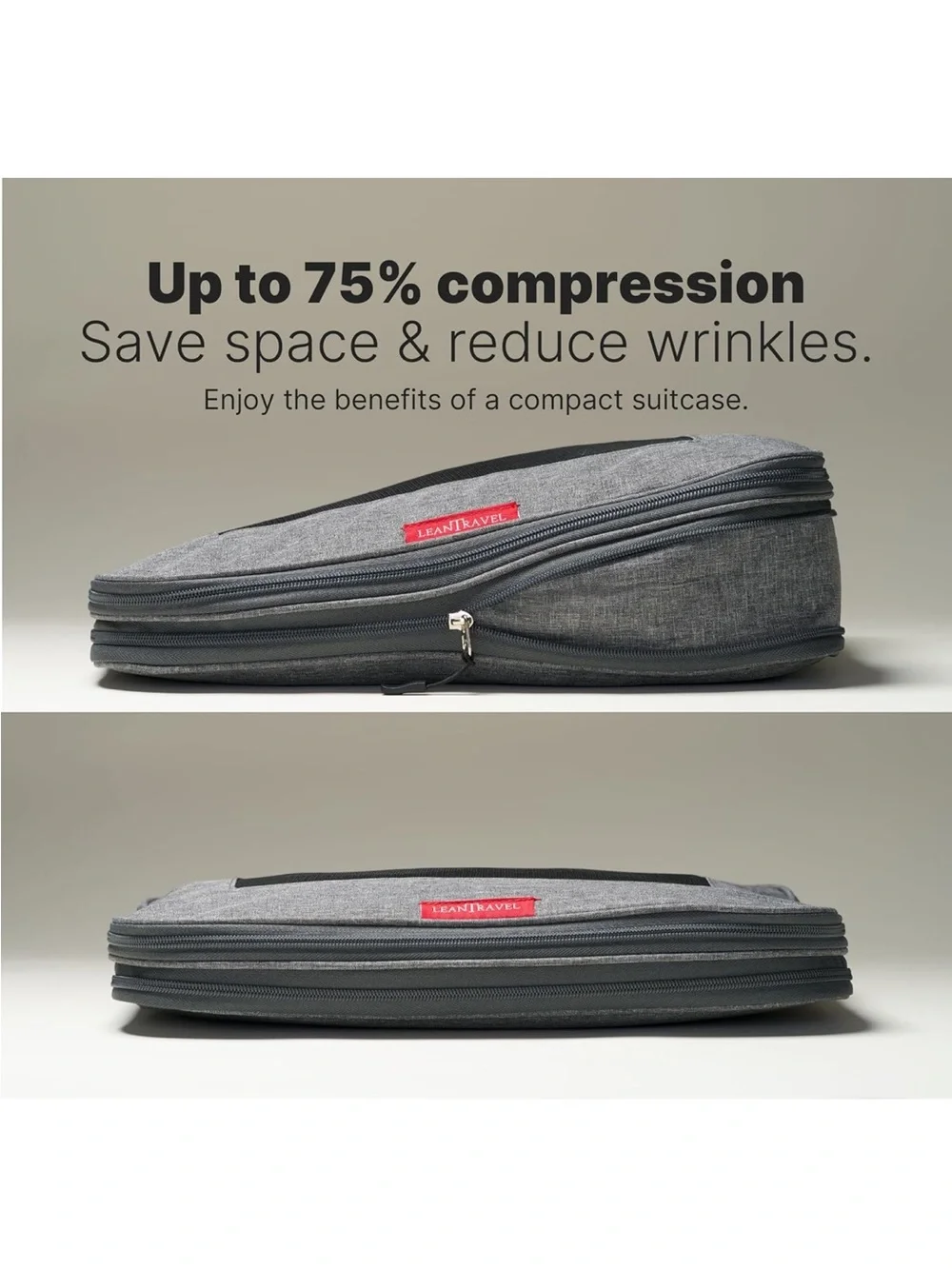 Travel Packing Cubes Set (6) - Gray